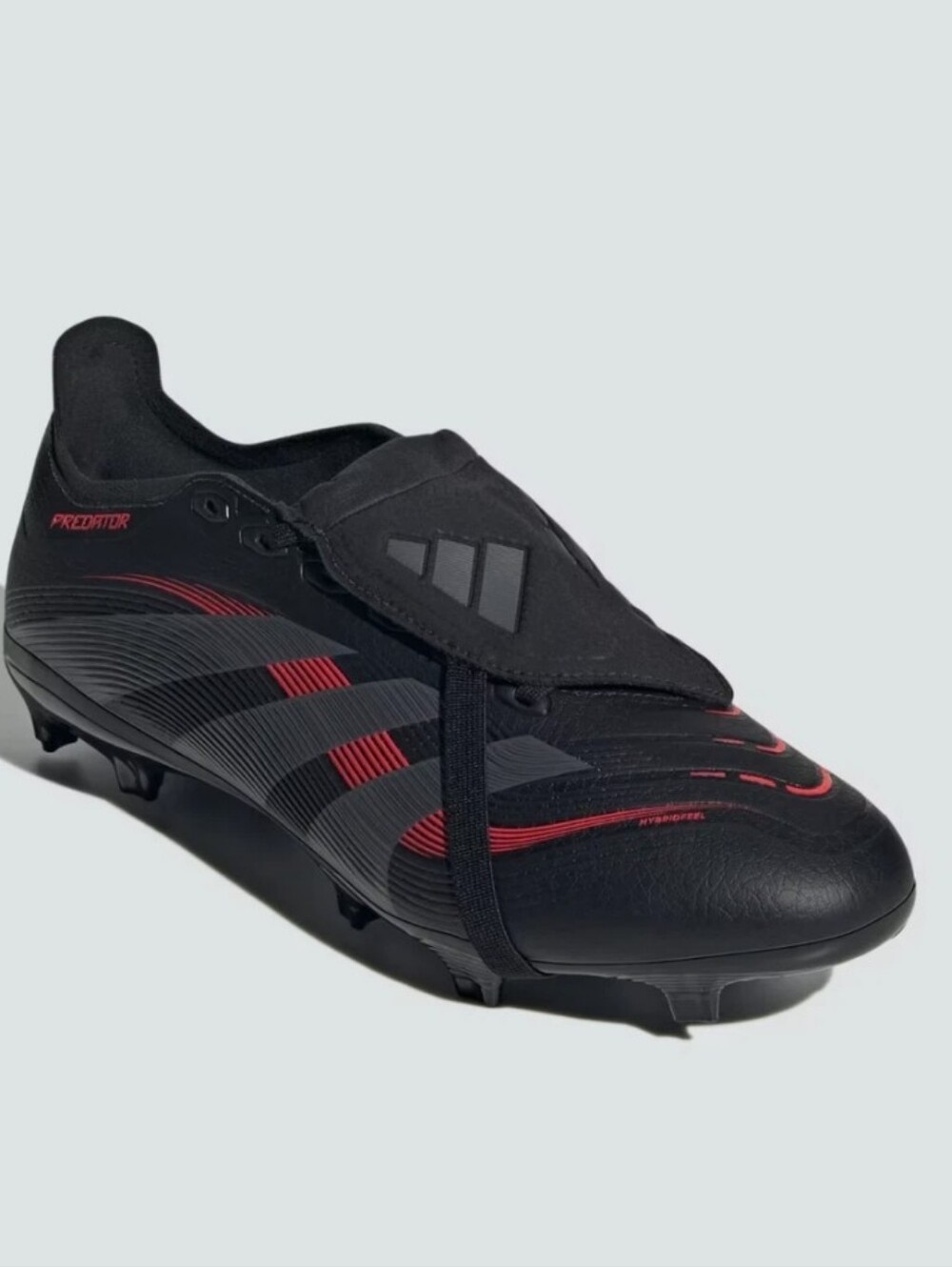 Adidas Predator 24 League FG/MG "Black/Red" Men's Soccer Cleat Size 8